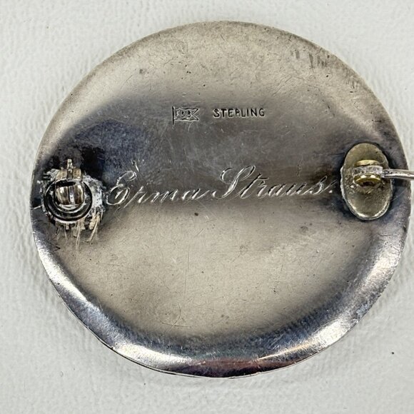 Foster & Bailey Sterling Silver1.75" Personalized Pin Brooch 21 Grams - Picture 4 of 9